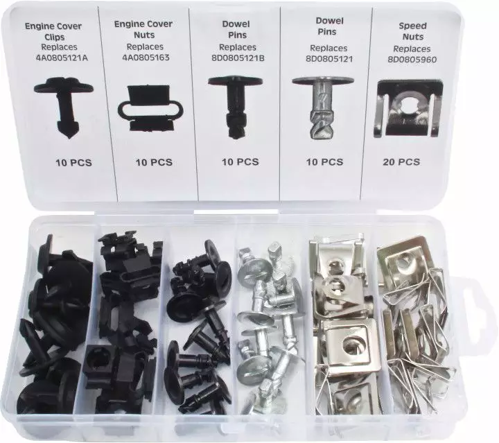 Asta kiinnikesarja 60 osaa vag, psa - Korikiinnikkeet - ASTA-TC549 - 1