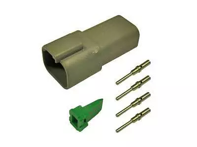 Deutsch DT Liitin / Pistoke 4-pin. Uros 0.5-1.5mm² - Deutsch-liittimet - 1605-N8K049 - 1