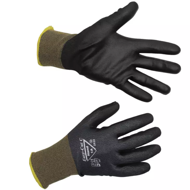 Easy-Cut C Erikoisohut viiltosuojakäsine PU-pinnoitteella - Kesätyöhanskat - 2935-9 - 1