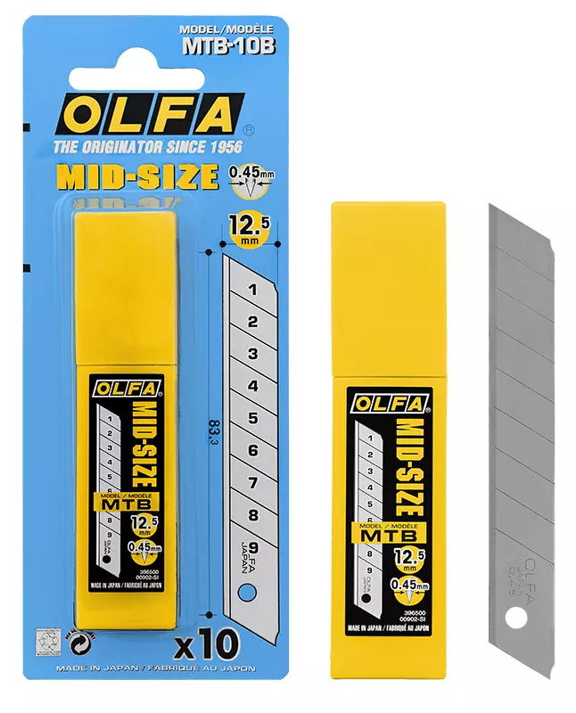 Katkoteräveitsen Varaterät Dual 10kpl/Pk - Puukot, veitset ja kaapimet - OF640129 - 1