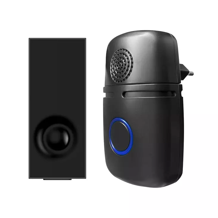 Langaton ovikello musta 230V - Kodin elektroniikka - 8089 - 1