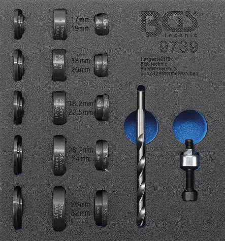 Lävistinsarja pysäköintiantureille - Työkalumoduulit työkaluvaunuihin - BGS9739 - 1