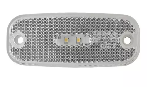 Led äärivalo 12v valkoinen pituus 111mm Valkoinen äärivalo kiinnitysväli 90mm - Äärivalot - 0900819 - 1