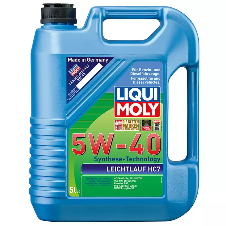 Liqui Moly Leichtlauf HC7 5W-40 - Moottoriöljyt - LQM2309 - 1
