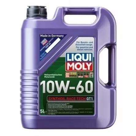 Liqui Moly Synthoil Race Tech GT1 10W-60 5L - Moottoriöljyt - LQM8909 - 1