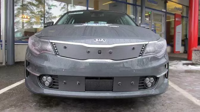 Maskisuoja Kia Optima 2016-, tutkalla varustetut mallit - Kia maskisuojat - TS619 - 1