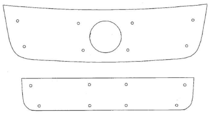 Maskisuoja VW Passat 2001-2005 - VW maskisuojat - TS99 - 1