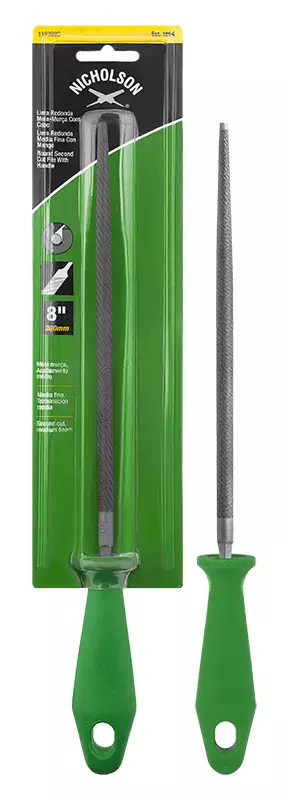 Metalliviila Varrella 200mm Pyöreä Karke - Viilat - NC644629 - 1