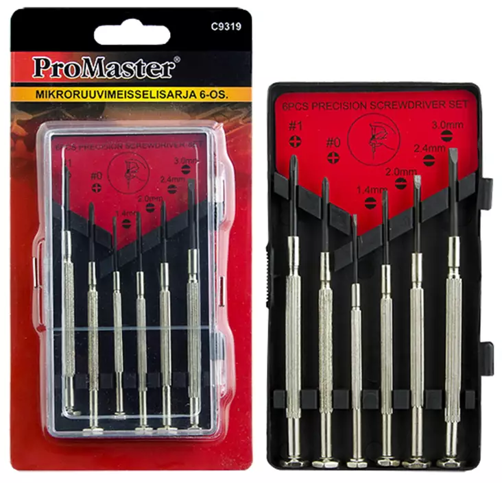Mikroruuvimeisselisarja 6-os. - Ruuvitaltat - C9319 - 1