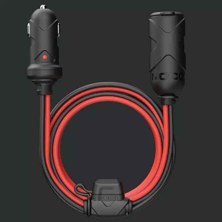 NOCO Tupakansytytinliitin jatkojohto 3,6m - Akkulaturit autoon - 295-11-GC019 - 1