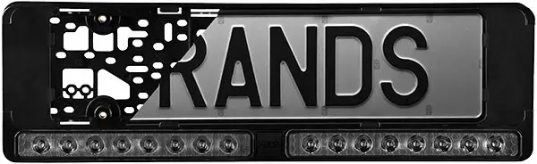 Nuuk E-Line Duo Licence Plate FI/DK/AT-kilvelle LED BAR - LED-lisävalot - 375-809139 - 1