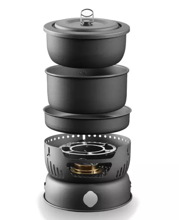 Out-Zone HT10 retkikeitinsetti - Karavaanarin tärkeimmät tarvikkeet - 102394659 - 1