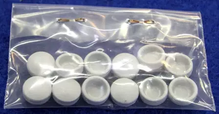 Peitenappisarja 12kpl, harmaa SP28409Z, 9104106209, 0100991-H - Ovien, luukkujen osat - 9104106209 - 1