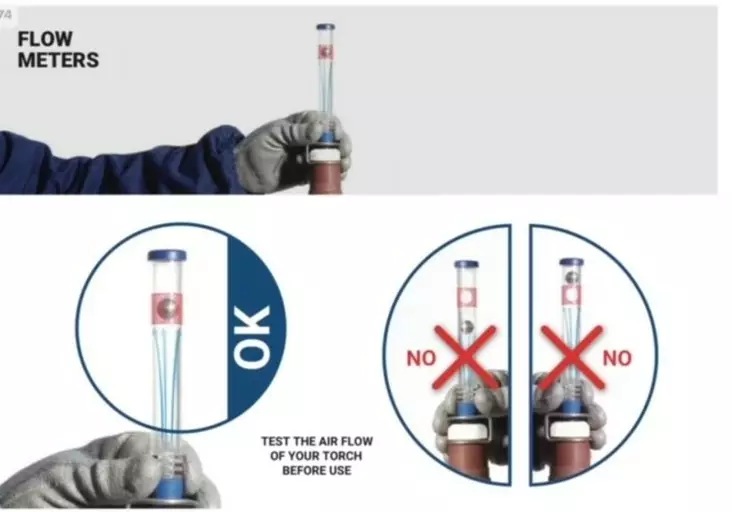 Plasma ilmavirtausmittari P45 - Plasmaleikkurien kulutusosat - WA64589 - 1
