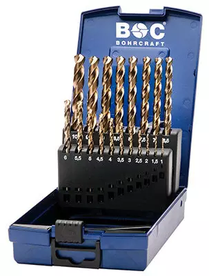 Poranteräsarja 19-Osaa Hss-E Co5% Din338 - Poranterät - 239-11401330019 - 1