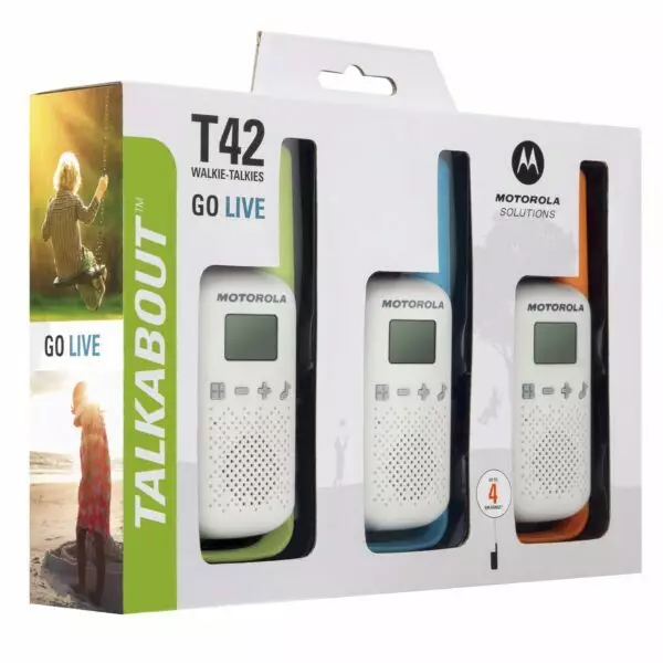 Radiopuhelin 3-pack Motorola Talkabout T42 - Kodin elektroniikka - 188119 - 1