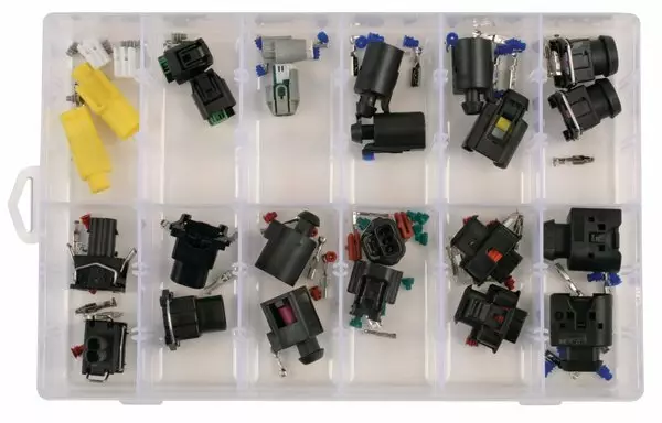 Sähköliitinlajitelma Mercedes, BMW 24-osaa - Liitinlajitelmat - 338-37409 - 1