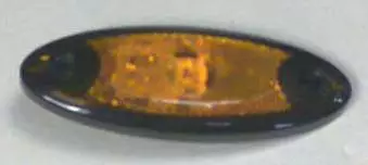 Sivuvalo upotettava LED 12V 0,5W Veneto musta pohja Hella valo - Äärivalot - 0900369 - 1