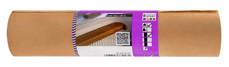 Suojapaperi teipillä 225 mm x 20 m - Teipit - CE96992099 - 1