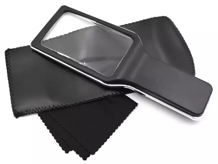 Suurennuslasi LED-valolla - Taskulamput - 258-7349 - 1