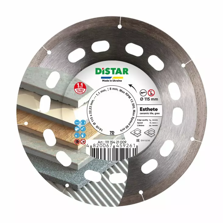 Timanttilaikka 1A1R 115 Esthete - Timanttilaikat laatoittajille - 11115421009 - 1