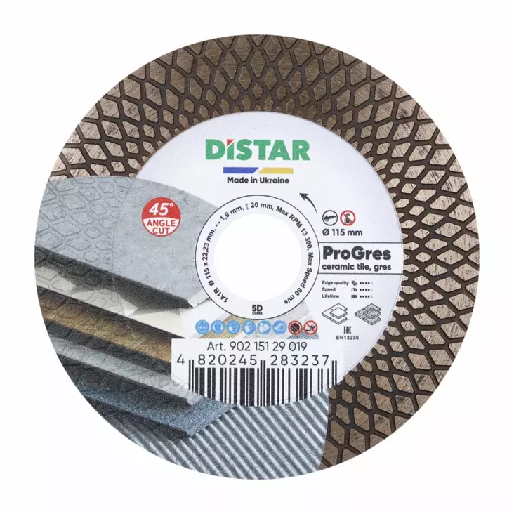 Timanttilaikka 1A1R 115x1,9x8/20x22,23 PRO Gres - Timanttilaikat laatoittajille - 90215129019 - 1
