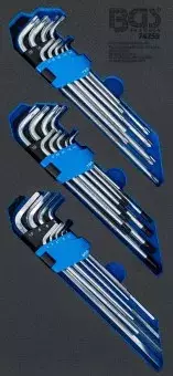 Työkalusarja 1/3:: Torx, Tur TT - Työkalumoduulit työkaluvaunuihin - BGS74259 - 1