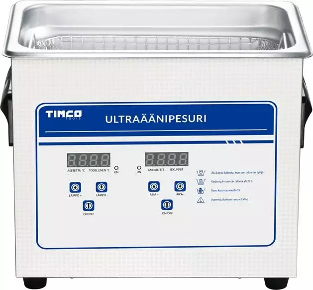 ULTRAÄÄNIPESURI 3,2L INOX, Timco - Osienpesukoneet ja ultraäänipesurit - 102071799 - 1