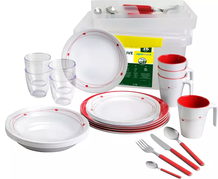 Brunner melamiiniastiasto Cosmic liukueste, 36 osaa - Melamiiniastiastot ja aterimet - 0830154NC8A - 1