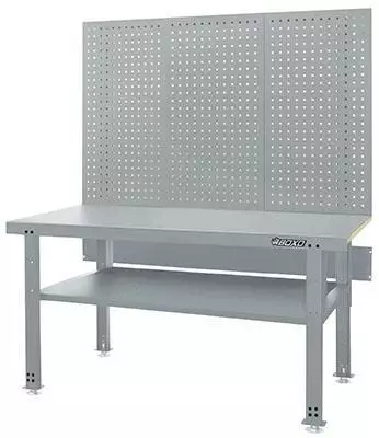 Työpöytä alahyllyllä ja reikälevyllä 1500 mm - Työpöydät - 285-1500A - 1