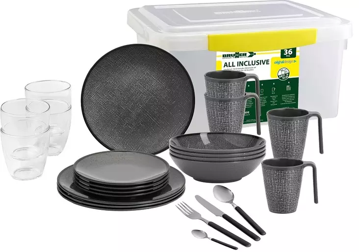 Brunner melamiiniastiasto Cottery liukueste 36 osaa - Melamiiniastiastot ja aterimet - 0830154NC9B - 1