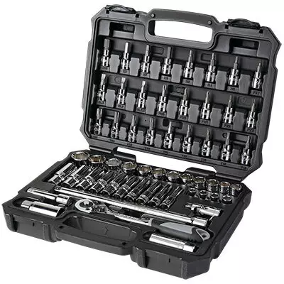 Hylsysarja 3/8”, 57 osaa Boxo Black - Hylsysarjat - 284-B33-3057B - 1