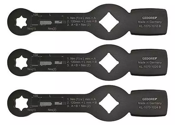 Lyöntiavainsarja,Torx, E18, E20, E24 Gedore - Lyöntiavaimet - 252-KL107010B - 1