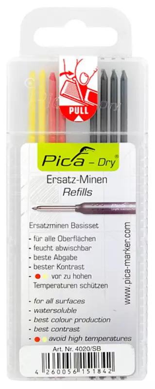 Merkintäkynän Lyijy Dry M/P/K Blister - Tussit ja kynät - MA40200SB - 1