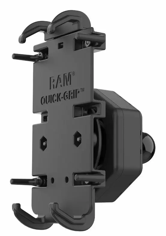 RAM Mounts Quick-Grip XL puhelinpidike Vibe-Safe B-sarjan kuulalla - RAM Mounts B-sarja - RAMHOLPD4462B - 1