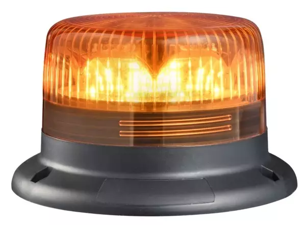 Keltainen huomiovalo vilkkuva 148x89 mm 12-24V - Valomajakat ja huomiovalot - 380-EVOF-B-SYNC - 1