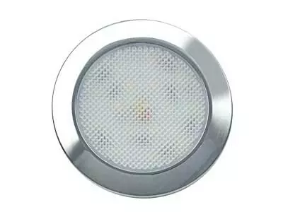 LED Sisävalo Ø76 Ohut 9 mm Profiili Kromi 12V - LED-sisävalot - 1614-7515C - 1