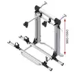 Polkupyöräteline Lift 12V Prostor Korkeus 980-1360 mm - Polkupyörätelineet asuntovaunuun - BKL-STD - 1