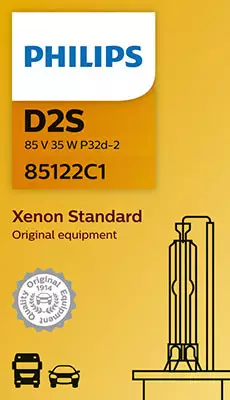 Autolamppu Philips D2SSTANDARD 85V 35W - Auton polttimot - 100-D2SSTD - 1