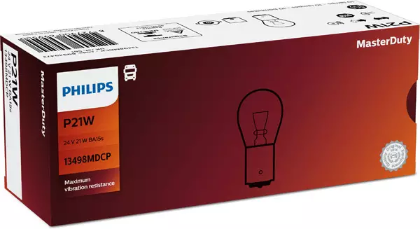 Autolamppu Philips P21W 24V 21W MASTERDUTY - Auton polttimot - 100-13498MD - 1
