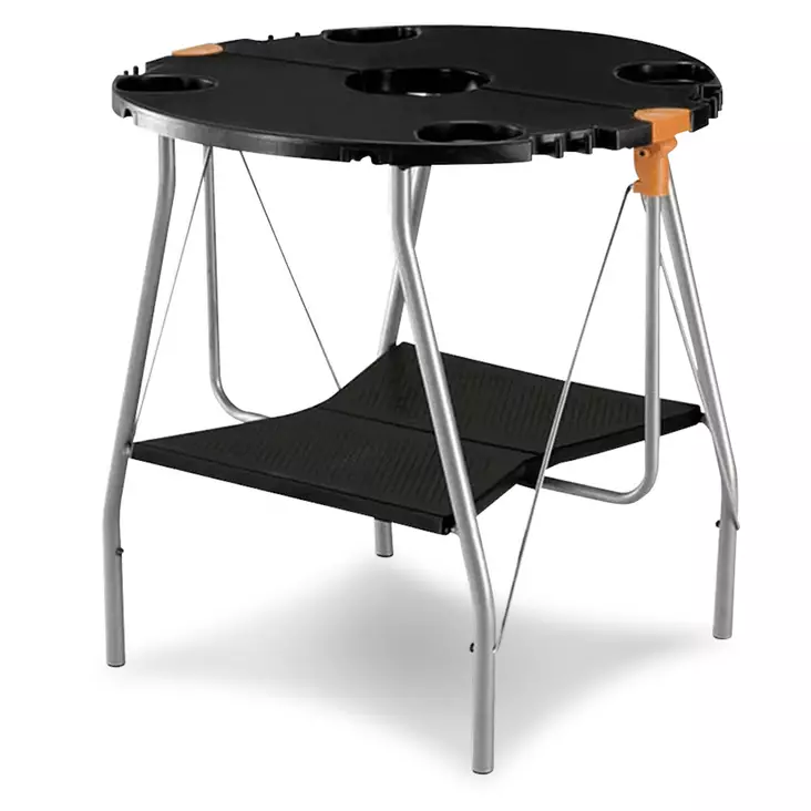 Grillin jalusta, Taitettava caravan pöytä, Sopii O-Grill caravan grilliin - POISTO - 1005OD - 1