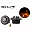 Horpol äärivalo pyöreä led keltainen 12/24V 0,5m kaapeli tummaoptiikka - Äärivalot - 60-LD2629GRAPHITE - 1