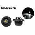 Horpol äärivalo pyöreä led kirkas 12/24V 0,5m kaapeli tummaoptiikka - Äärivalot - 60-LD2628GRAPHITE - 1