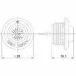 Horpol äärivalo pyöreä led punainen 12/24V 0,5m kaapeli tummaoptiikka - Äärivalot - 60-LD2630GRAPHITE - 2