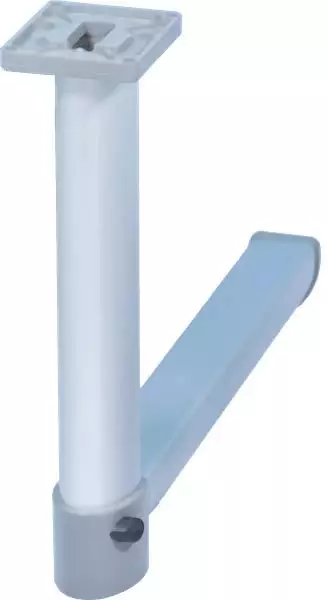 Pöydänjalka saranalla, mattaharmaa 675/315 mm - Ovien, luukkujen osat - 020-675-315SE - 1