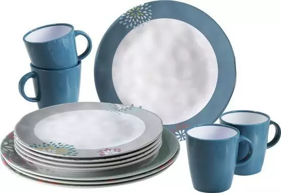 Brunner melamiiniastiasto Belfiore, liukueste, 16 osaa - Melamiiniastiastot ja aterimet - 0830155NC6F - 1