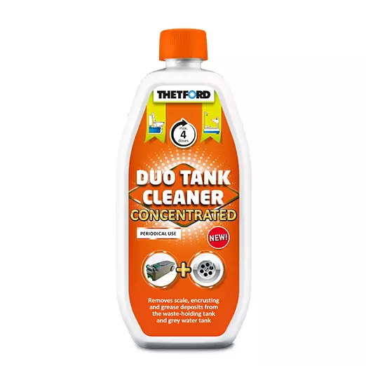Thetford jäte- ja harmaavesisäiliön puhdistusaine Duo Tank Cleaner 800 ml - WC tarvikkeet ja kemikaalit - 30771AF - 1