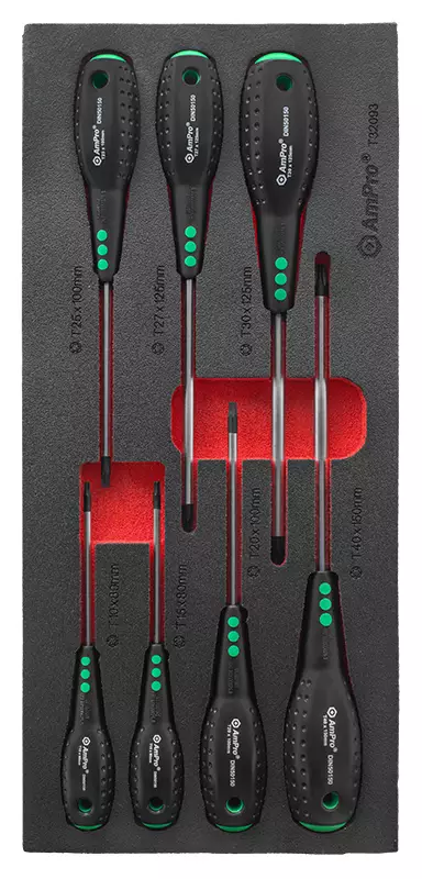Va-Torx-Meisselisarja 7-Os. - Ruuvitaltat - T32093F - 1