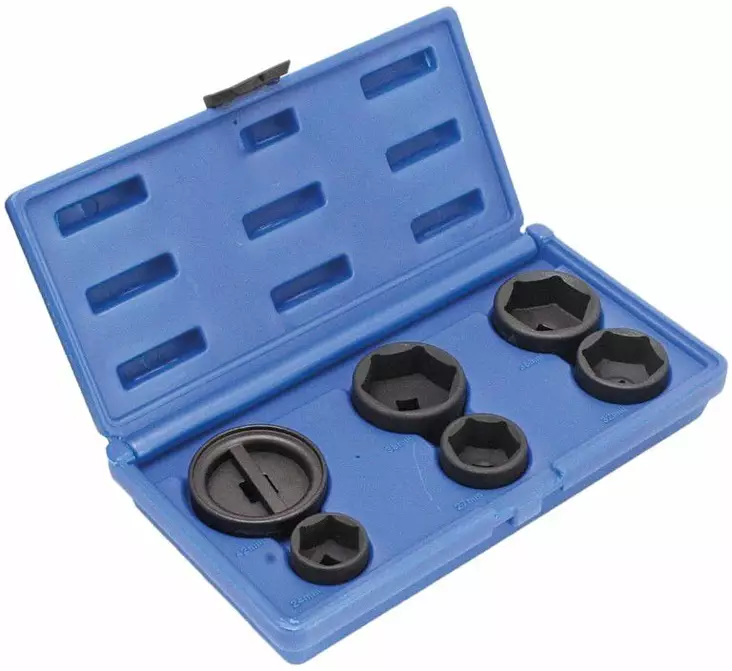 Asta 6-kulma öljynsuodatinavainsarja 24-42mm - Suodatinavaimet - ASTA-268UPG - 1