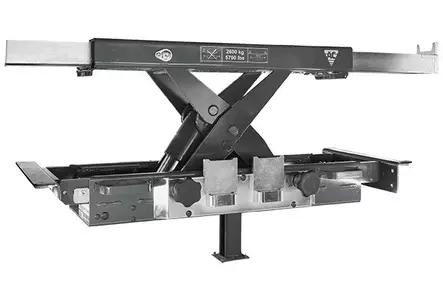 Paineilmahydraulinen kevenninnostin leveä 2,0T harmaa - Nosturit - 270-C1-SD20PHL-WH - 1